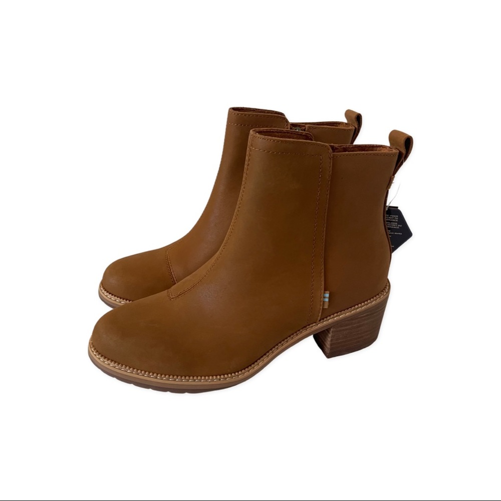 Toms Marina Tan Booties NWT Size 7.5